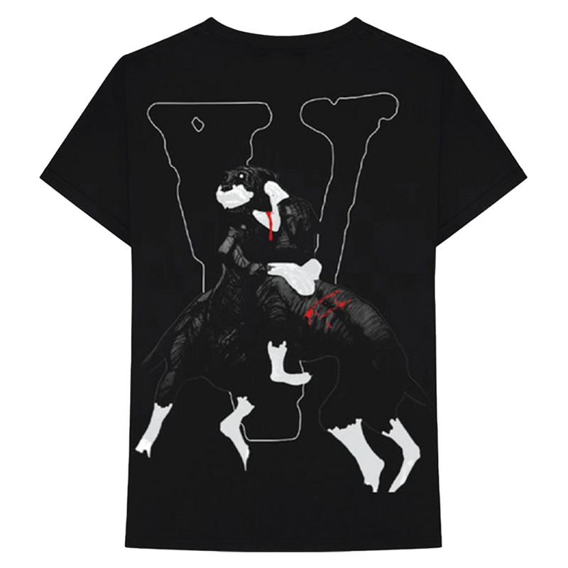 City Morgue x Vlone Dogs Tee Black  - True to Sole-2