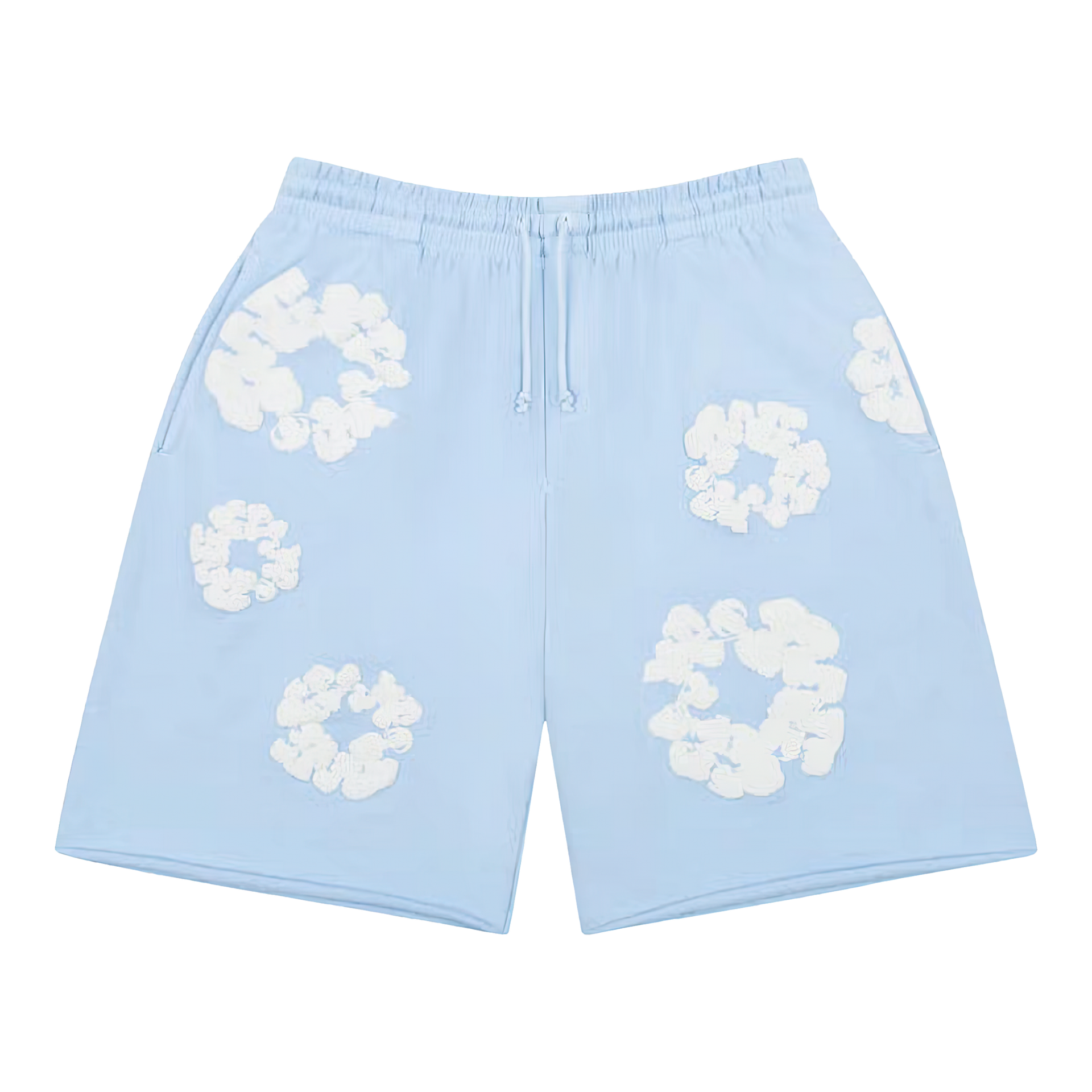 Denim Tears Pantaloni scurți The Cotton Wreath Albastru Pudră