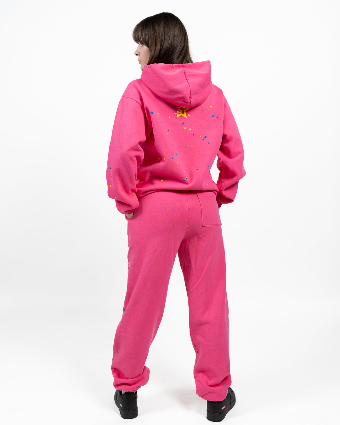 Hanorac Sp5der P*NK V2 Roz - True to Sole