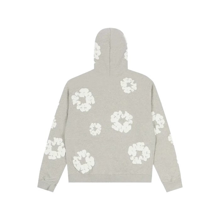 Denim Tears Cotton Wreath Zip Hoodie Grey