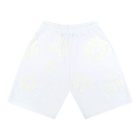Denim Tears Pantaloni scurți sport Mono Cotton Wreath alb