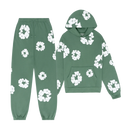 Denim Tears The Cotton Wreath Green Set