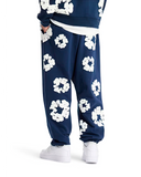 Denim Tears The Cotton Wreath Pantaloni de trening bleumarin