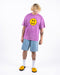 Drew house mascot ss tee washed grape - True to Sole