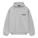 Hanorac Fear of God Essentials Fleece Gri deschis melanj