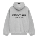 Hanorac Fear of God Essentials Fleece Gri deschis melanj