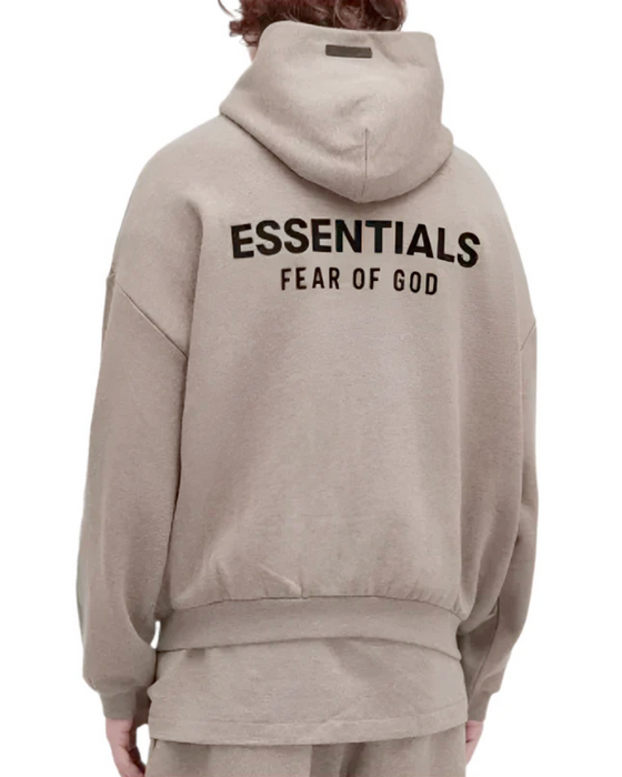 Fear of God Essentials Fleece Hoodie (FW24) Heather Gray