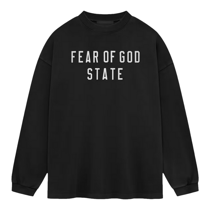 Fear of God Essentials Heavy Longsleeve Tee Black
