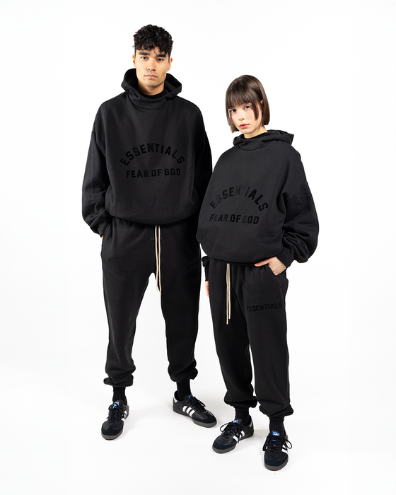 Fear of God Essentials Hoodie Black - True to Sole-1
