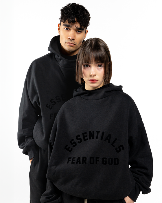 Fear of God Essentials Hoodie Black - True to Sole-1