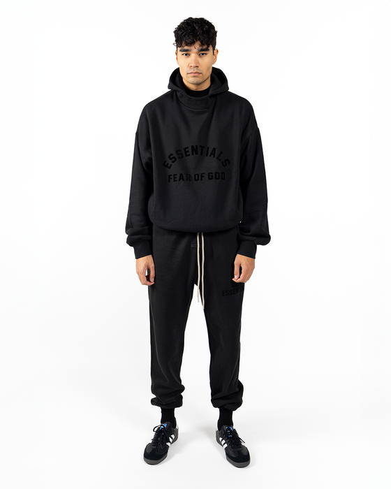 Fear of God Essentials Hoodie Black - True to Sole-1