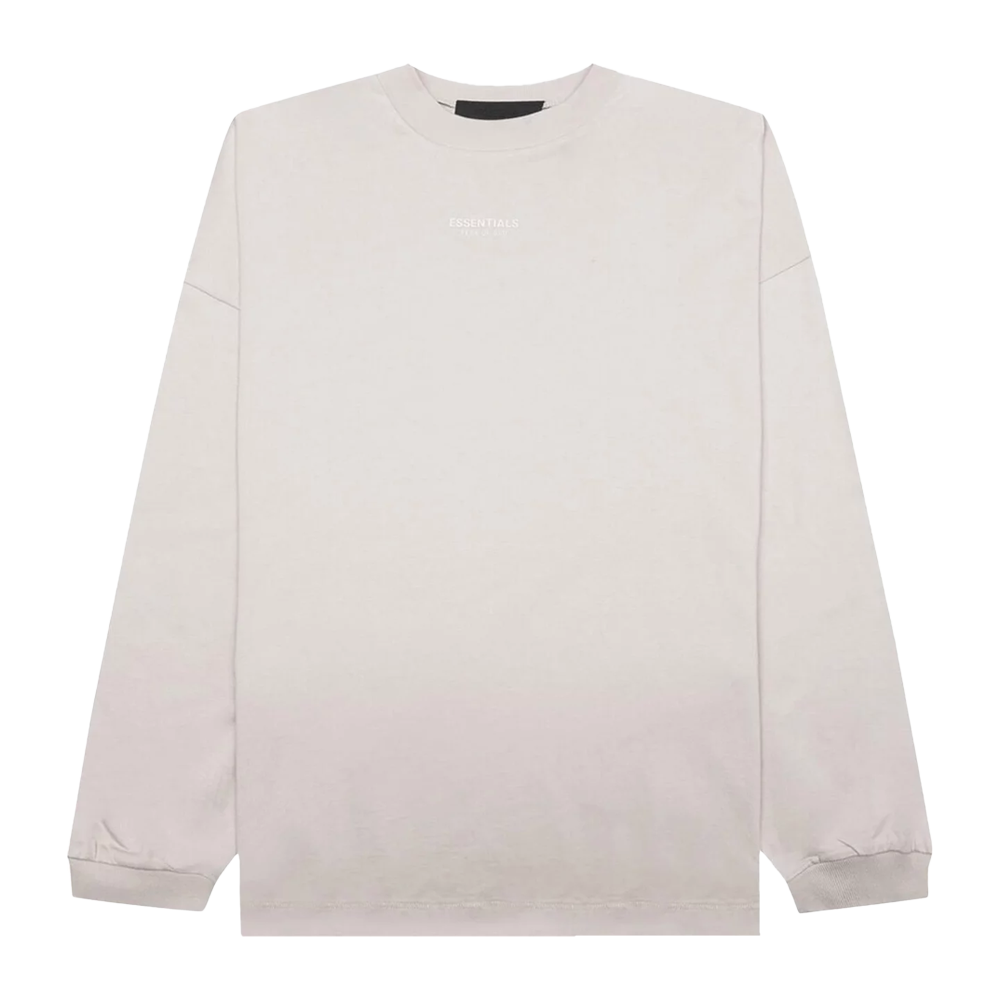Fear of God Essentials LongSleeve Tee 'Silver Cloud' True to Sole