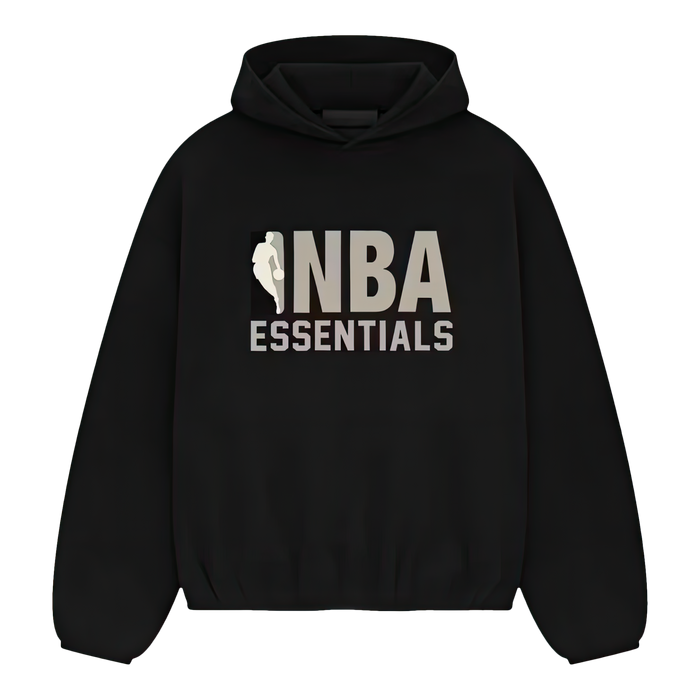 Fear of God Essentials NBA Hoodie Black True to Sole