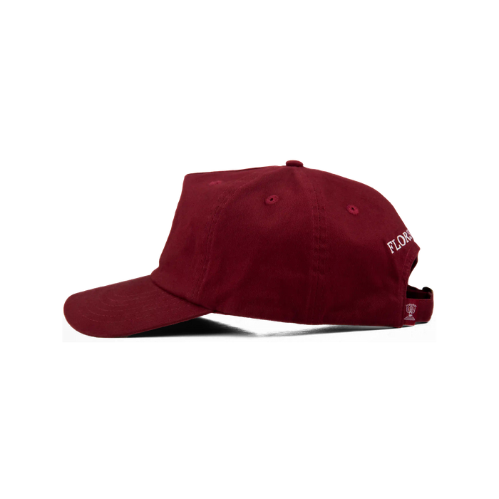 Flores Nostri The Boxy Fit Hat Burgundy