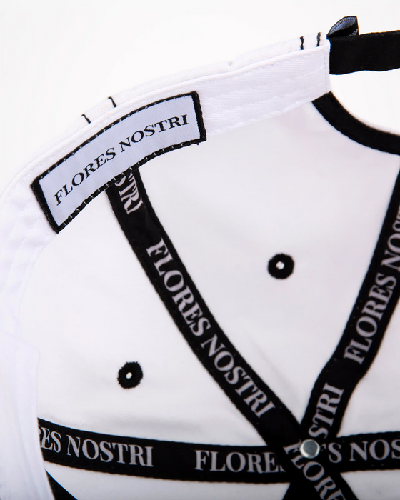Flores Nostri The Boxy Fit Hat White/Black