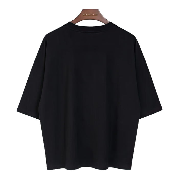 Flores Nostri The Folk Fit Tee Black