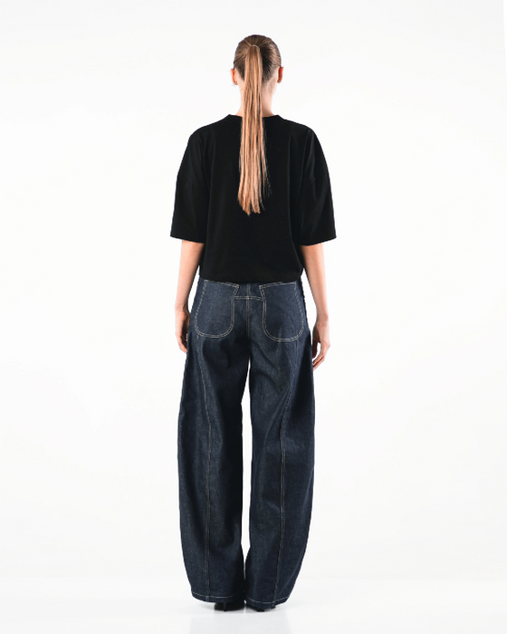 Flores Nostri The Folk Fit Tee Black