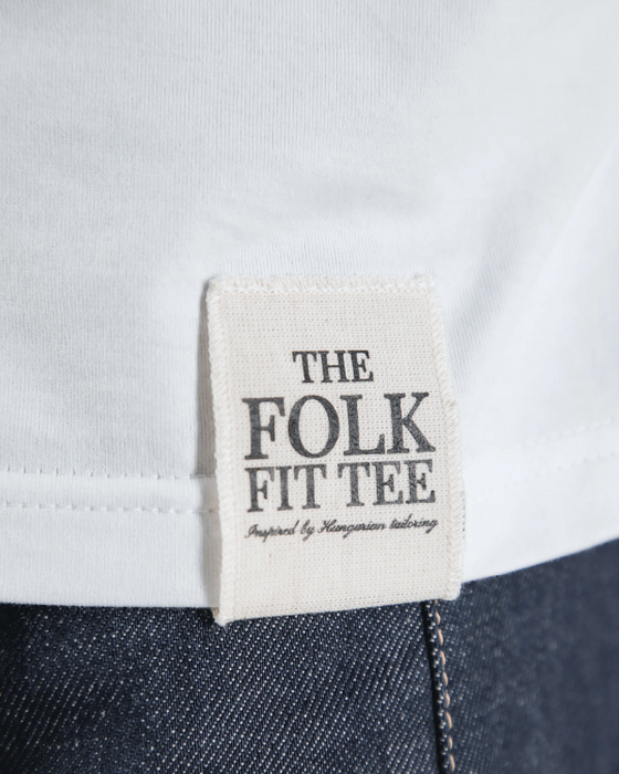 Flores Nostri The Folk Fit Tee White