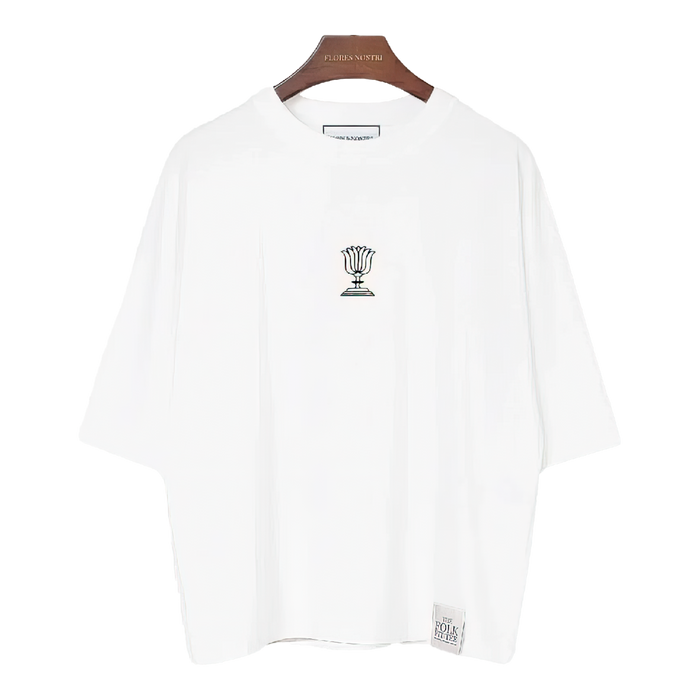 Flores Nostri The Folk Fit Tee White