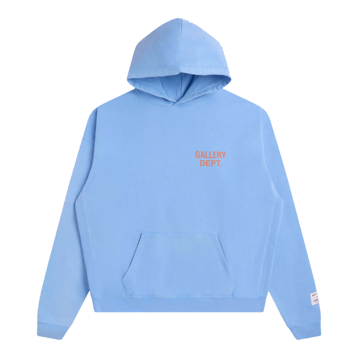 Gallery Dept 90s GD Logo Hoodie Baby Blue