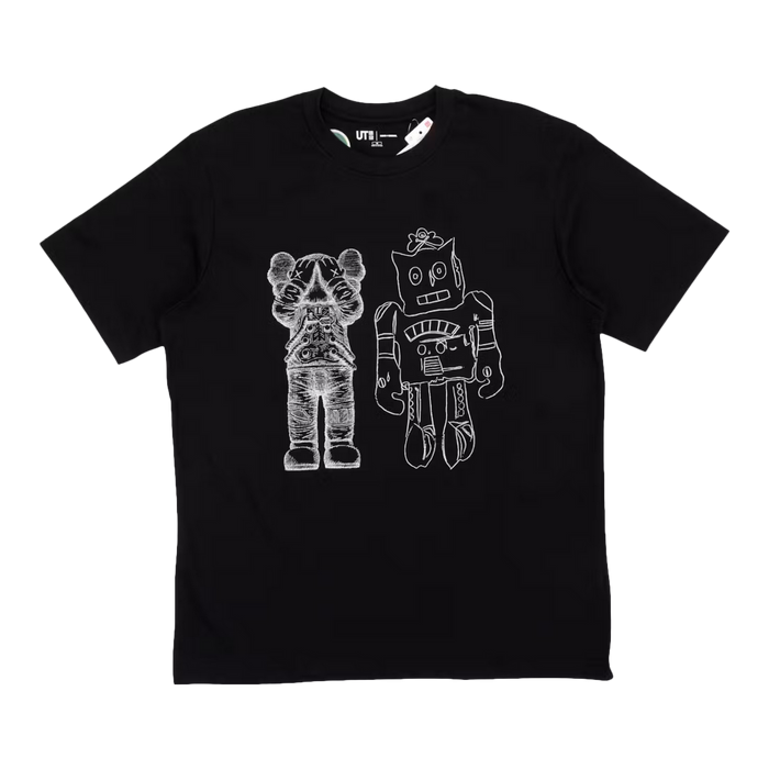 KAWS x Uniqlo Warhol UT Graphic Robot T-shirt Black