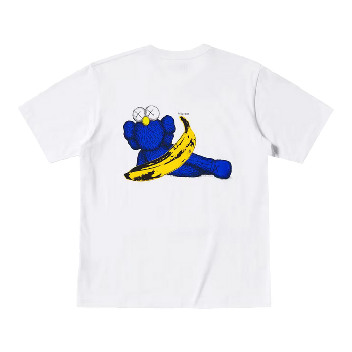KAWS x Warhol UT Graphic Banana T-shirt White
