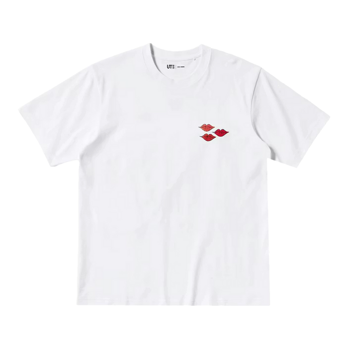 KAWS x Warhol UT Graphic Heart T-shirt White