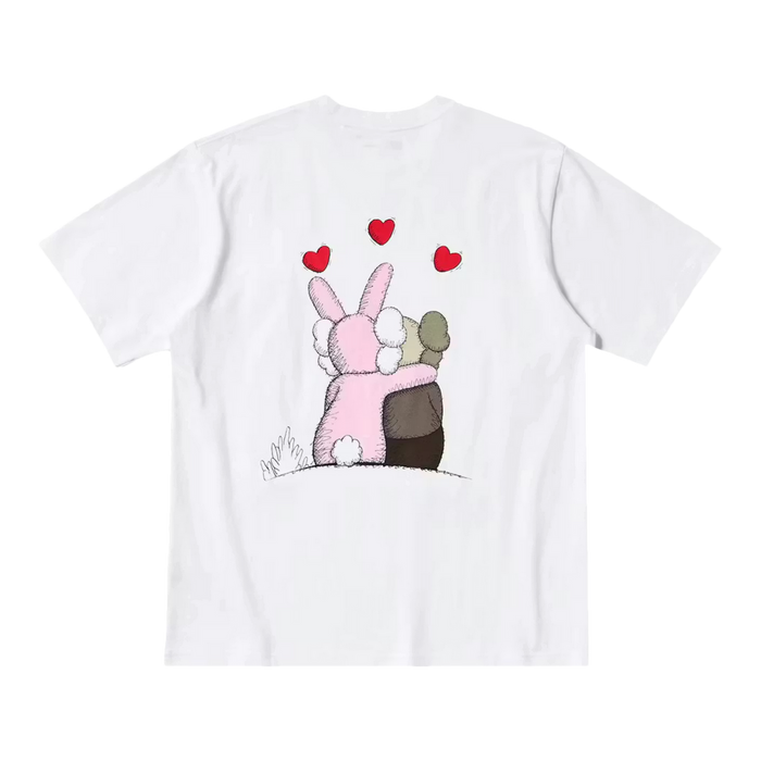 KAWS x Warhol UT Graphic Heart T-shirt White