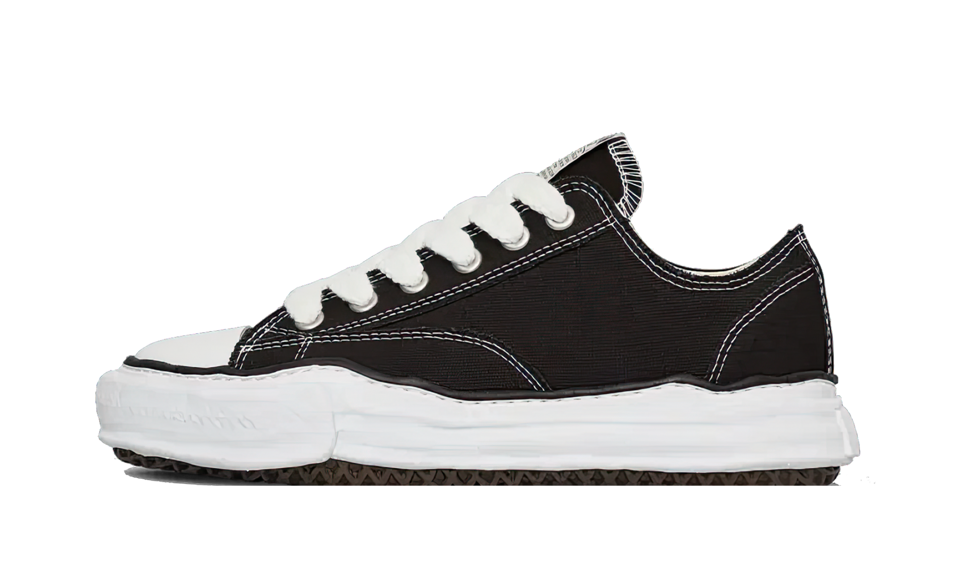 Maison MIHARA YASUHIRO PETERSON OG 黒27cm Maison Mihara Yasuhiro Peterson OG Sole Canvas Low Negru (A01FW702
