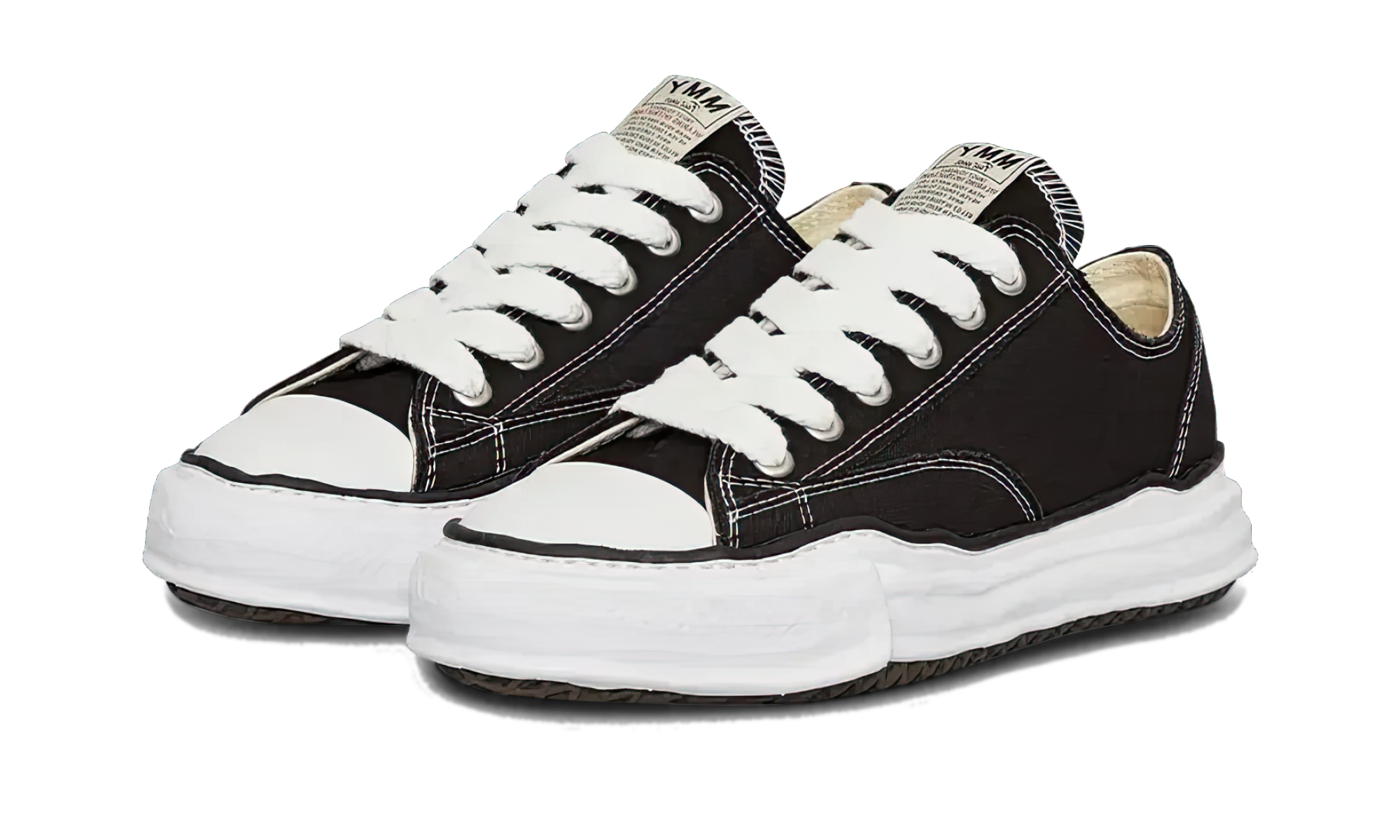 Maison Mihara Yasuhiro Peterson OG Sole Canvas Low Negru (A01FW702