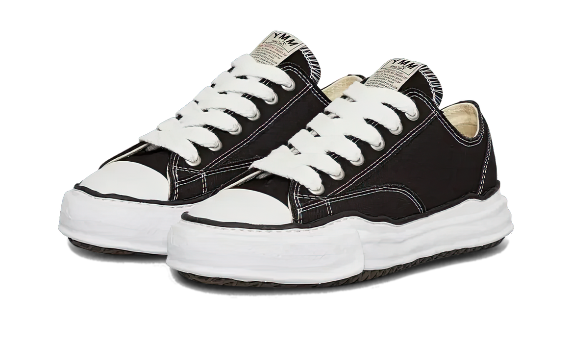 Maison Mihara Yasuhiro Peterson OG Sole Canvas Low Black
