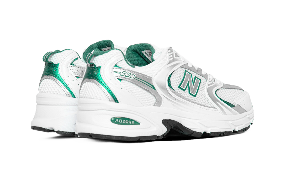 New Balance 530 White Silver Green (MR530AB) - True to Sole-3