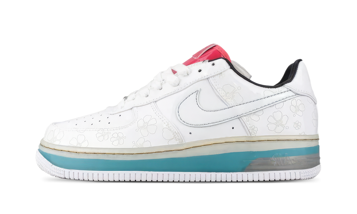 Nike Air Force 1 Low Supreme Max Air White Cerise Paradise Aqua