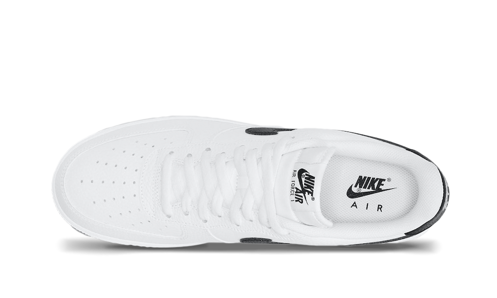 Nike Air Force 1 Low '07 White Black Pebbled Leather (CT2302-100) - True to Sole-3