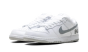 Nike SB Dunk Low Supreme 94 White Metallic Silver
