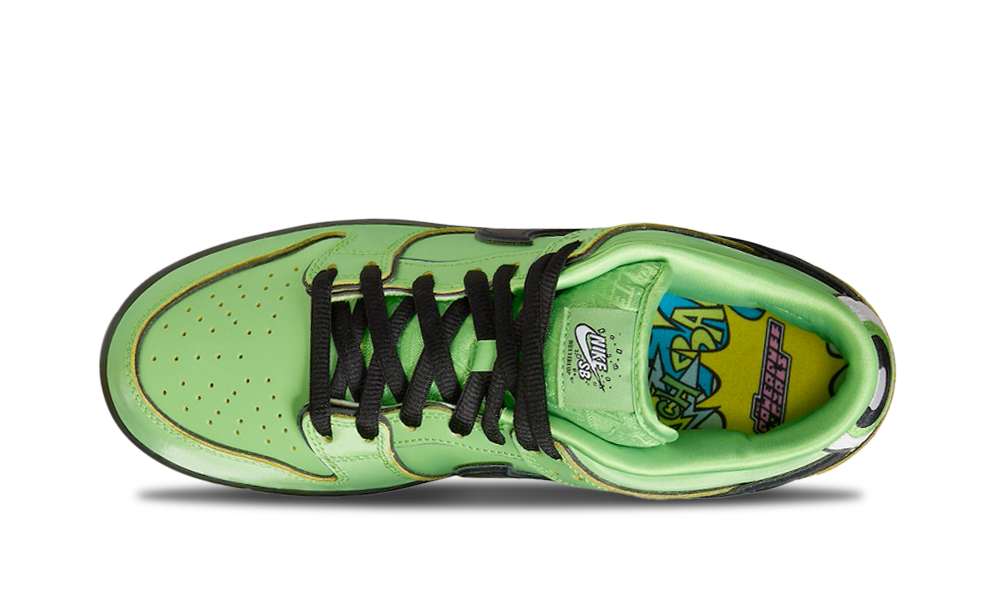 Nike SB Dunk Low The Powerpuff Girls Buttercup (FZ8319-300) - True Nike SB Dunk Low The Powerpuff Girls Buttercup (FZ8319-300) - True