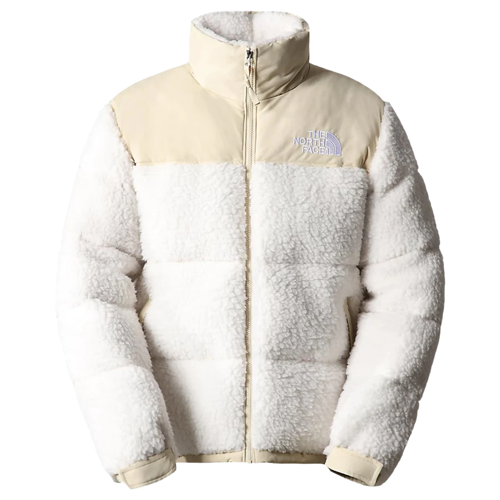 Cream north face 2024 puffer