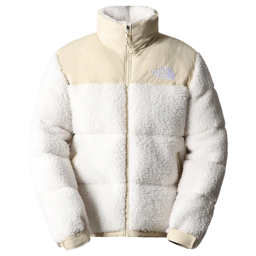 The North Face High Pile 600 Fill Recycled Waterfowl Down Nuptse Jacket Gardenia White-Gravel (NF0A5A844U01) - True to Sole-1