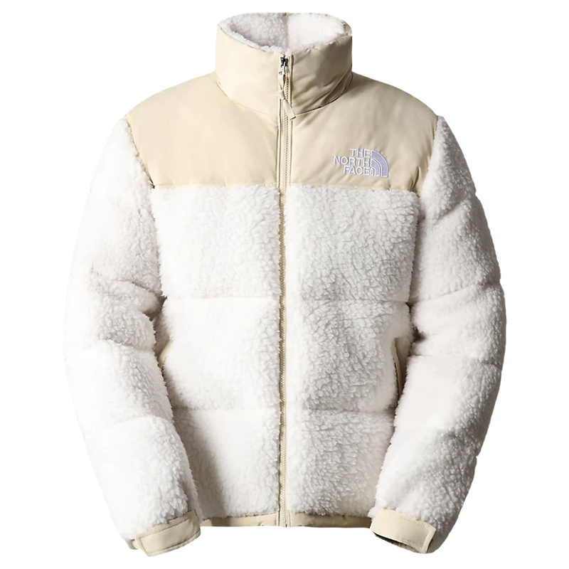 The North Face High Pile 600 Fill Recycled Waterfowl Down Nuptse Jacket Gardenia White-Gravel (NF0A5A844U01) - True to Sole-1