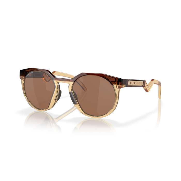 Oakley HSTN Dark Amber/Light Curry Injected Mens Sunglasses