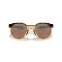 Oakley HSTN Dark Amber/Light Curry Injected Mens Sunglasses