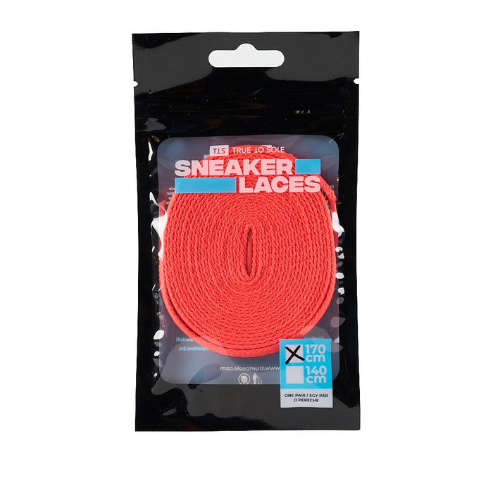 True to Sole - Neon Orange shoelaces for sneakers