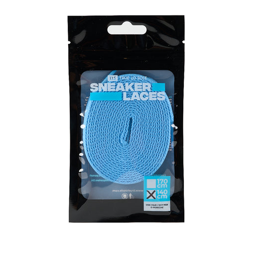 True to Sole Blue shoelaces for sneakers