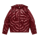 Casablanca Quilted Puffer Jacket Burgundy