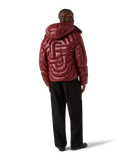 Casablanca Quilted Puffer Jacket Burgundy