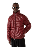 Casablanca Quilted Puffer Jacket Burgundy