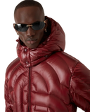Casablanca Quilted Puffer Jacket Burgundy