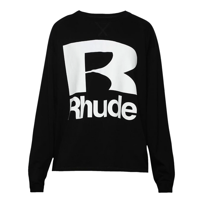 Rhude Petrol Longsleeve Tee Vintage Black