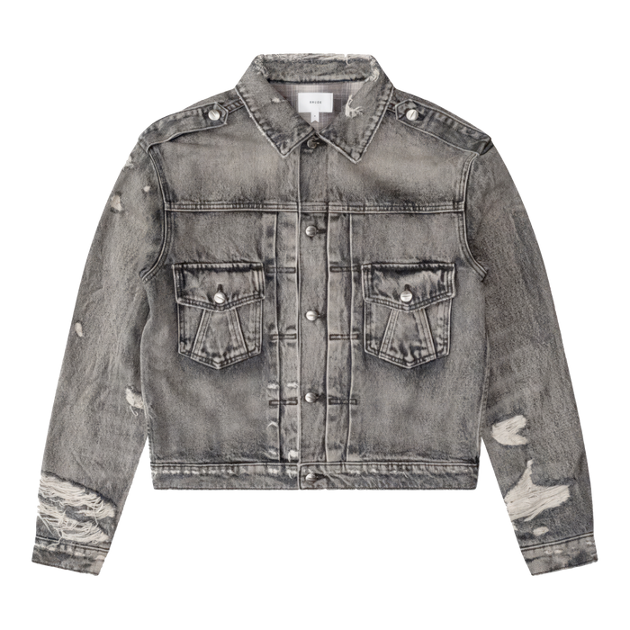 Rhude Trucker Jacket Black