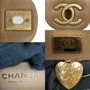 Chanel AS3457 Beige Lambskin Classic Flap Mini Rectangle - Heart Charm Microchip | Pre-Loved